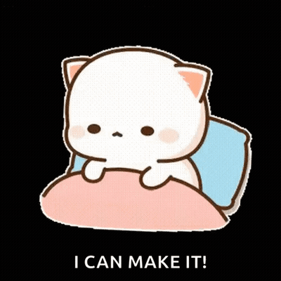 Cartoon Cat In Bed With Pillow And Blanket GIF