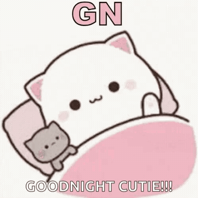 Cartoon Cat Laying In Bed GIF