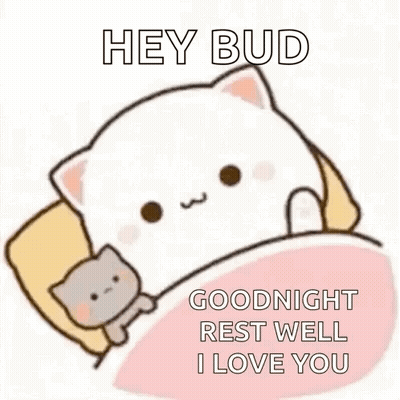 Cartoon Cat Lying In Bed GIF