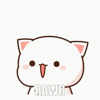 Cartoon Cat Making Funny Face GIF