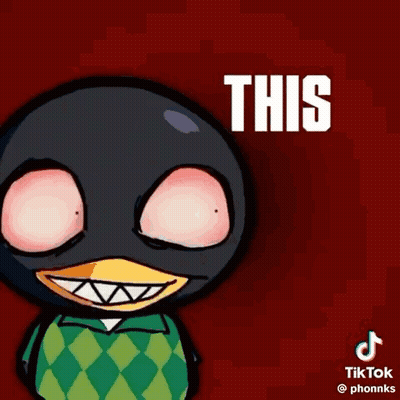 Cartoon Cat Making Funny Face GIF
