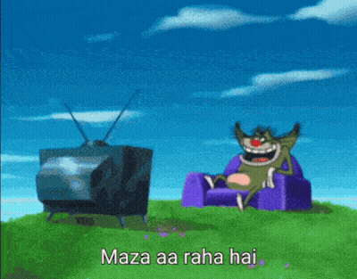 Cartoon Cat Maza Aa Raha Hai GIF