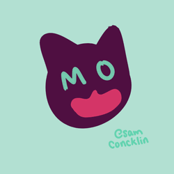 Cartoon Cat Meow In Eyes GIF