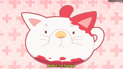 Cartoon Cat Saying Arthur I'm Hungry GIF