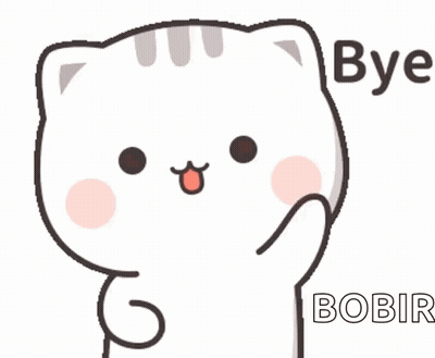 Cartoon Cat Saying Bye GIF