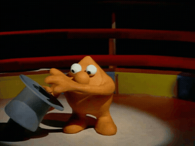 Cartoon Cat Saying Let's Go In Green Letters GIF