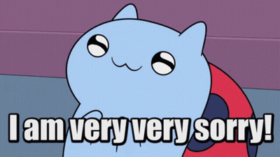 Cartoon Cat Saying Sorry GIF