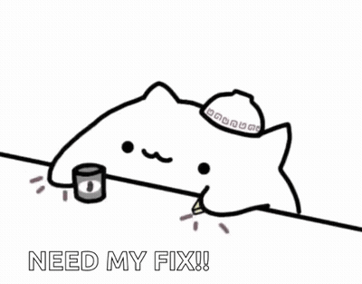 Cartoon Cat Sitting On Ledge Next To Bucket And Cup GIF
