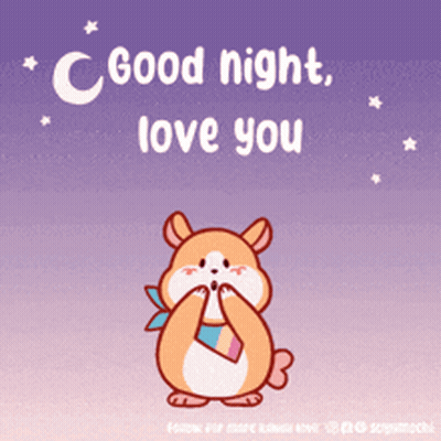Cartoon Cat Sleeping With Smaller Cat GIF