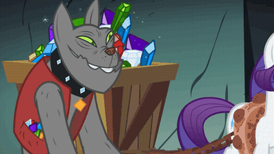 Cartoon Cat Smiling In Front Of Gems GIF