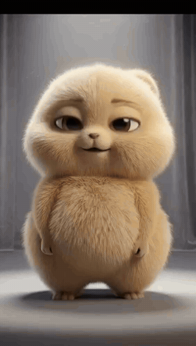 Cartoon Cat Standing On Table Hands On Hips GIF