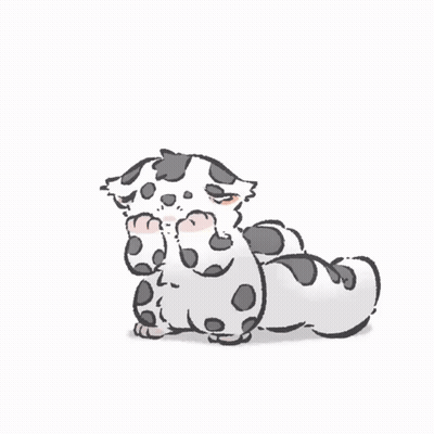 Cartoon Cat Surrounded By Coins With 3 And 2 GIF