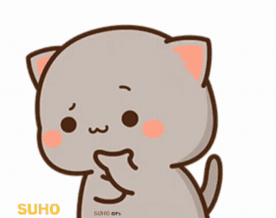 Cartoon Cat Thinking GIF
