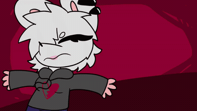 Cartoon Cat Wearing Glasses And Hypnotic Eyes GIF