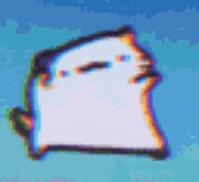 Cartoon Cat With Blue Background GIF
