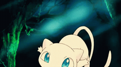 Cartoon Cat With Blue Eyes Looking In Dark GIF