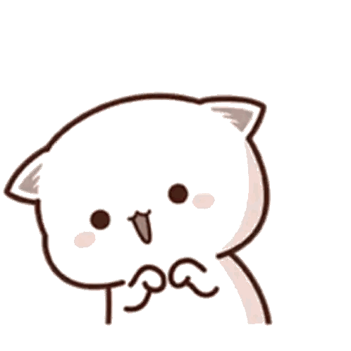 Cartoon Cat With Bow Tie Sticker