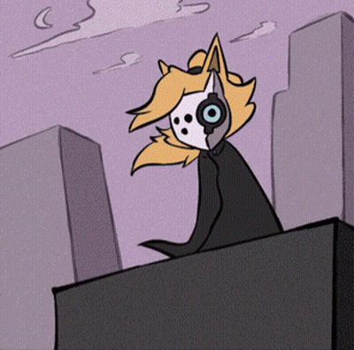Cartoon Cat With Headphones GIF