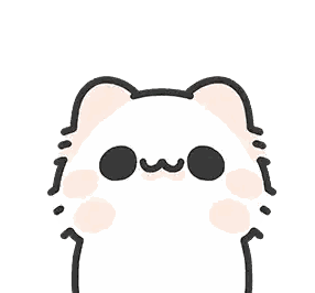 Cartoon Cat With Heart In Mouth Sticker