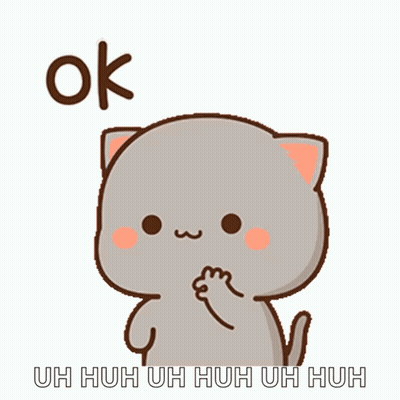 Cartoon Cat With Ok GIF