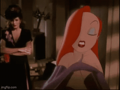 Cartoon Cat With Orange Eyes Saying Really GIF