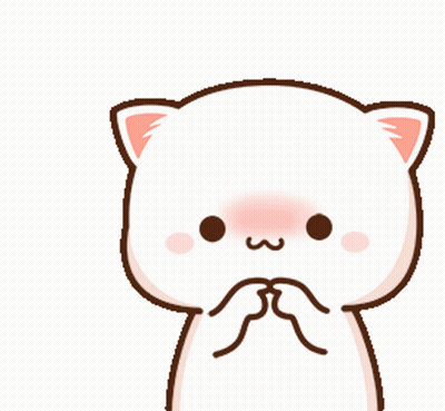 Cartoon Cat With Pink Face GIF