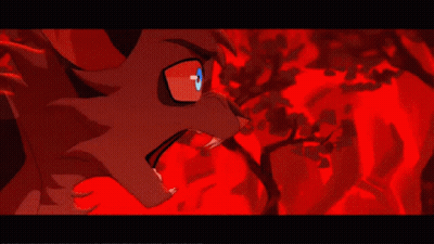 Cartoon Cat With Red Eyes GIF