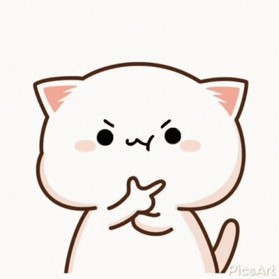 Cartoon Cat With Red Tongue Making Funny Face GIF