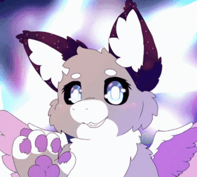 Cartoon Cat With Wings GIF