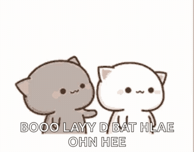 Cartoon Cats Hugging GIF