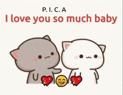 Cartoon Cats I Love You So Much Baby GIF