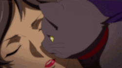Cartoon Catwoman Awaken GIF