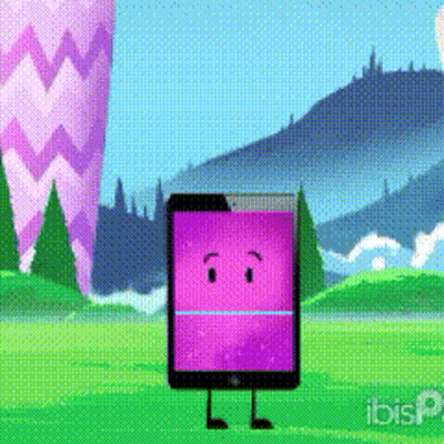 Cartoon Cell Phone With Face Arms Legs GIF