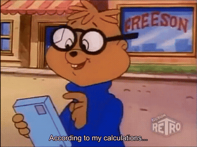 Cartoon Character According To My Calculations Holding Box GIF