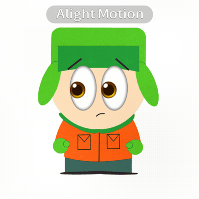 Cartoon Character Alight Motion GIF