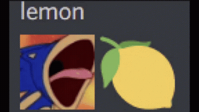 Cartoon Character And Lemon Saying Lemon GIF