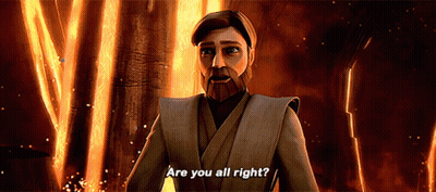 Cartoon Character Asking Are You All Right GIF