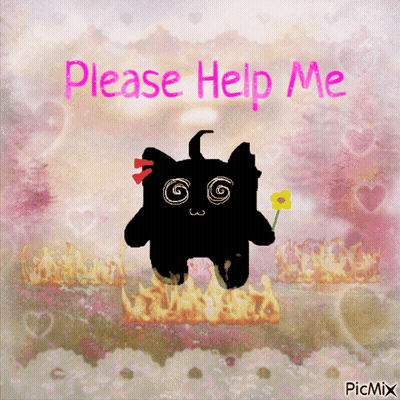 Cartoon Character Asking For Help GIF