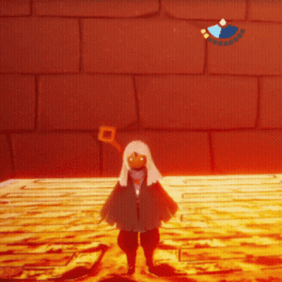 Cartoon Character At Brick Wall In Video Game GIF