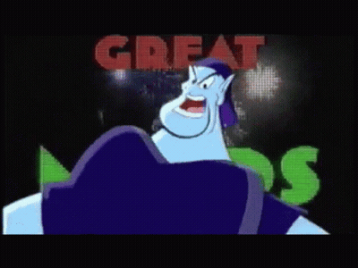 Cartoon Character At Great Mint Sign GIF