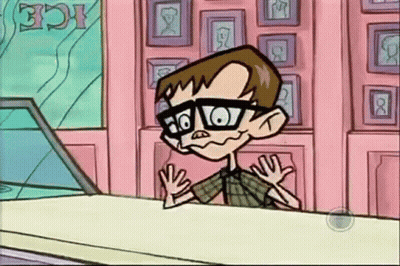 Cartoon Character At Ice Cream Shop GIF