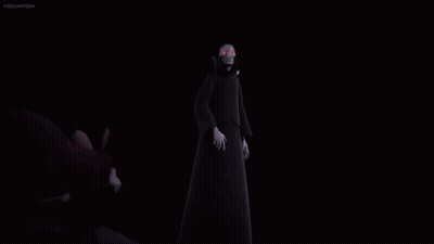Cartoon Character Attacked By Mice GIF
