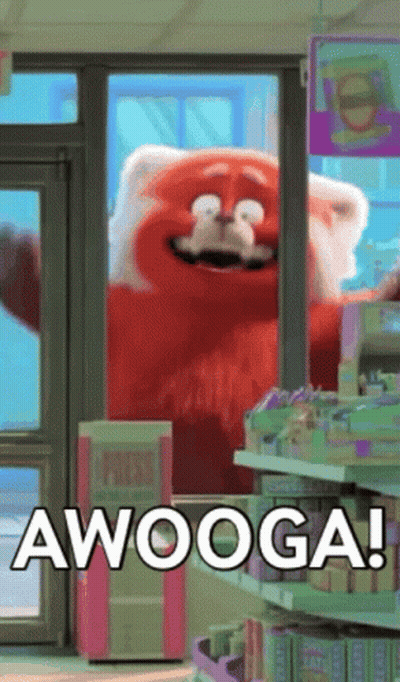Cartoon Character Awooga GIF