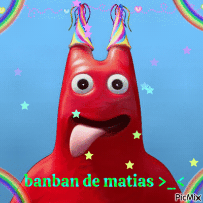 Cartoon Character Banban De Matias GIF