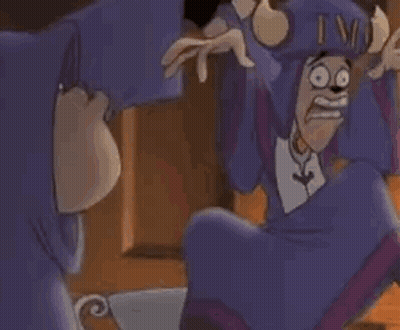 Cartoon Character Being Punched In Face GIF