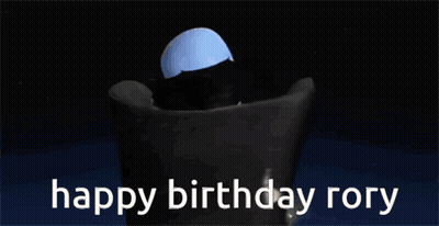 Cartoon Character Blowing Out Birthday Candles GIF