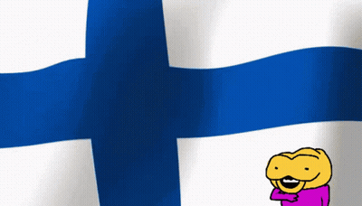 Cartoon Character Blue And White Cross GIF