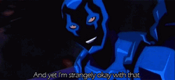Cartoon Character Blue Beetle GIF
