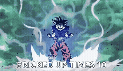Cartoon Character Bricked Up Times 10 GIF