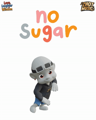 Cartoon Character By No Sugar Sign GIF